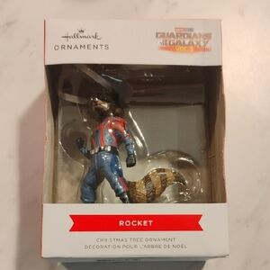 Hallmark Guardians Rocket Ornament - Blue and Red